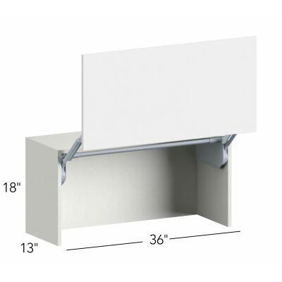 Ovela® Tuscany Antracita 36"W x 18"H x 13"D Wall Appliance Cabinet (WAC3618)