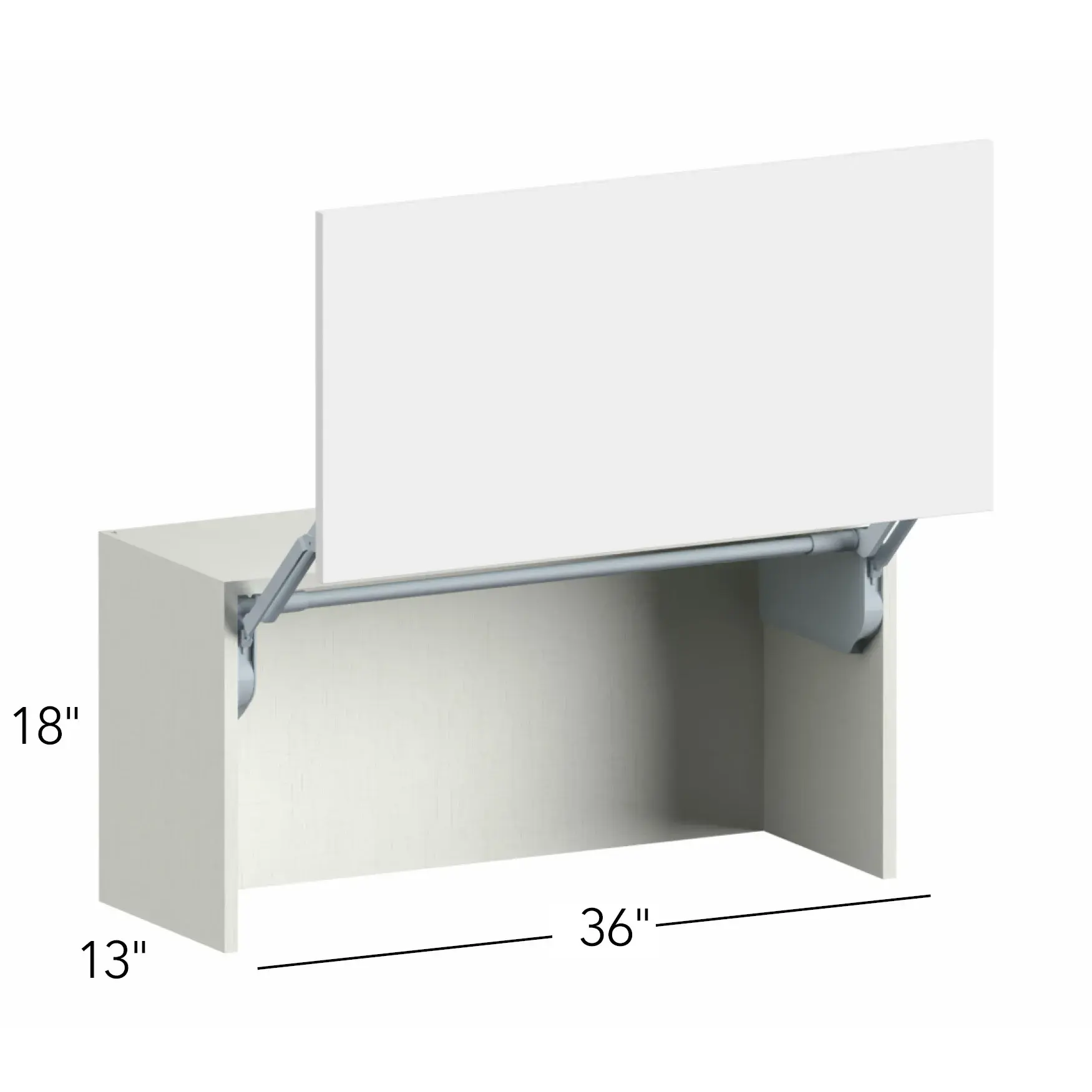 Ovela® Tuscany Antracita 36"W x 18"H x 13"D Wall Appliance Cabinet (WAC3618)