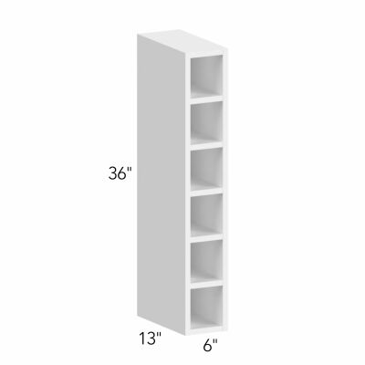 Ovela® Tuscany Antracita 6"W x 36"H x 13"D Wall Wine Cube (WC0636)