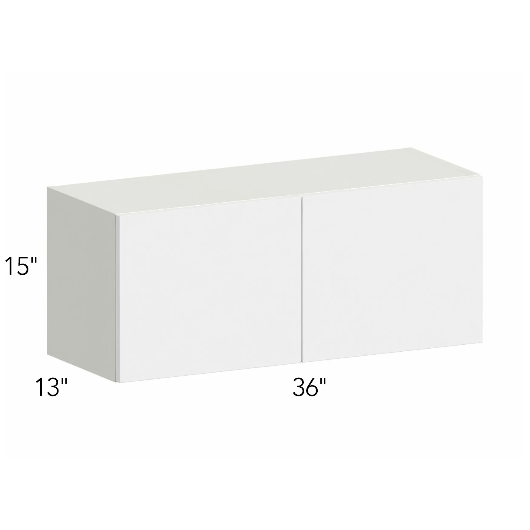 Ovela® Tuscany Antracita 36"W x 15"H x 13"D Wall Cabinet (W3615)