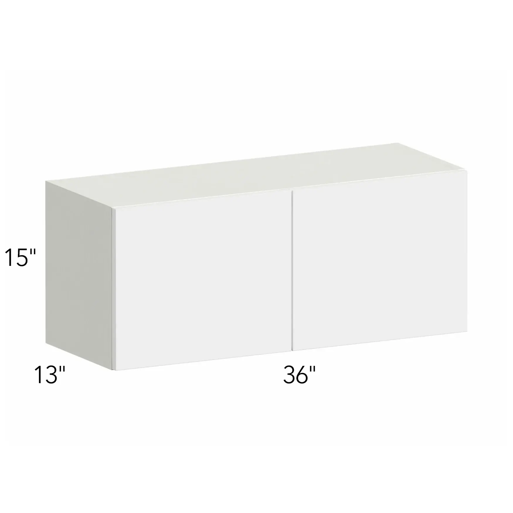 Ovela® Tuscany Antracita 36"W x 15"H x 13"D Wall Cabinet (W3615)