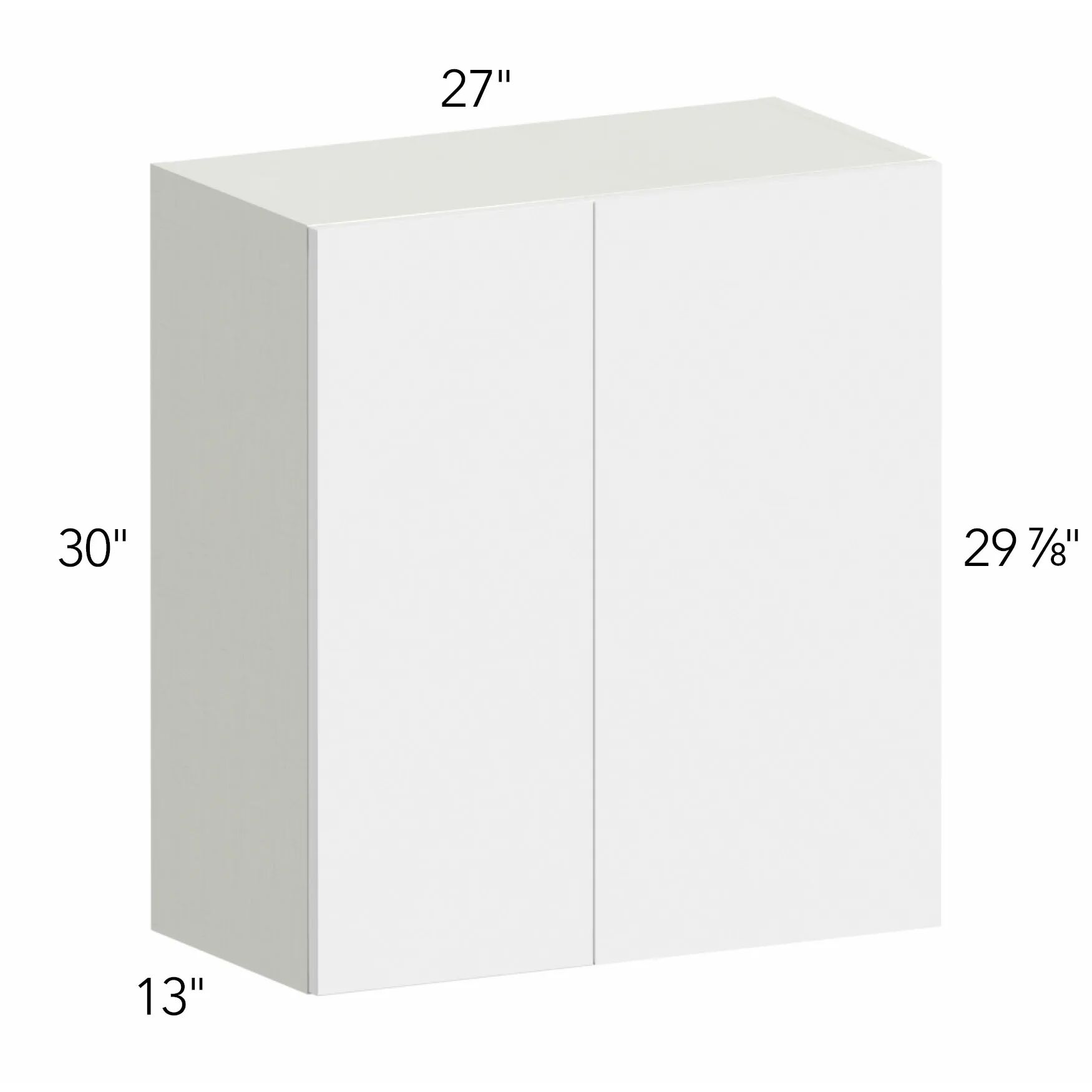 Illume® Tuscany Ida 2 27"W x 30"H x 13"D Blind Corner Cabinet (WBC2730)