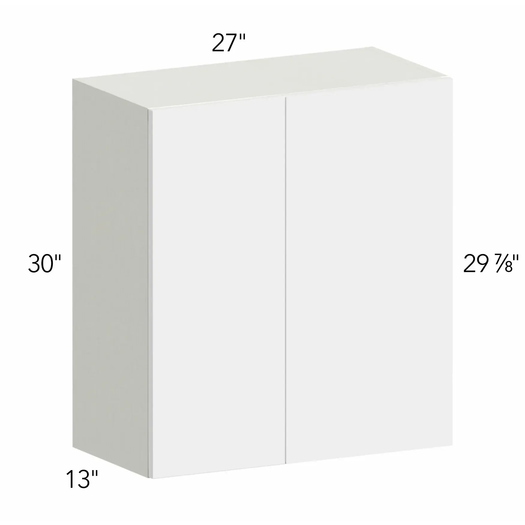 Illume® Tuscany Ida 2 27"W x 30"H x 13"D Blind Corner Cabinet (WBC2730)