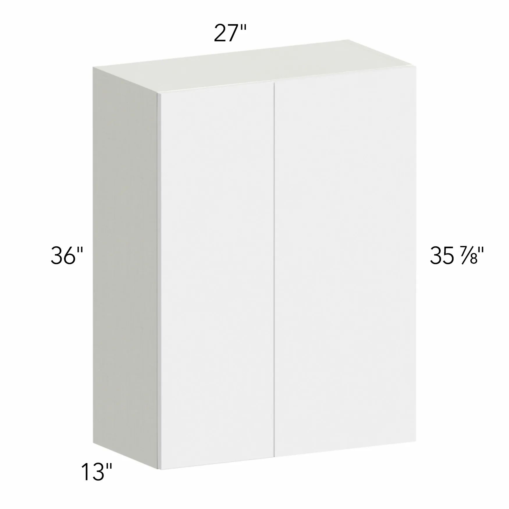 Illume® Tuscany Ida 1 27"W x 36"H x 13"D Blind Corner Cabinet (WBC2736)