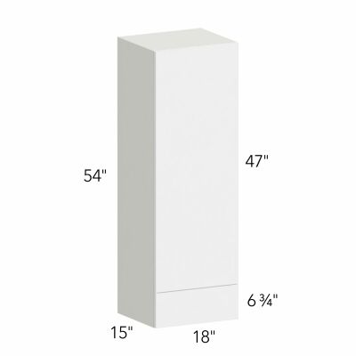 Ovela® Tuscany Antracita 18"W x 54"H x 15"D Wall Cabinet with Drawers (WD1854)