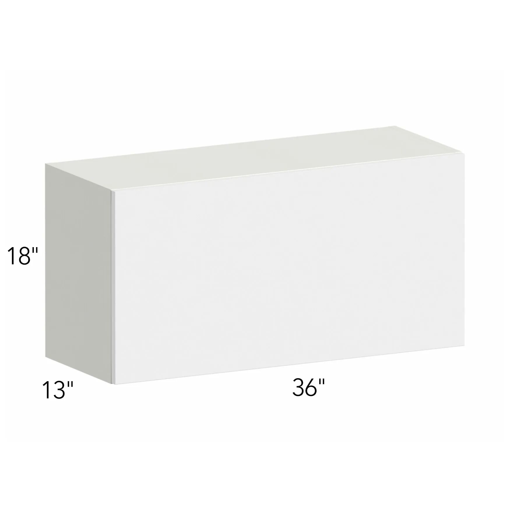 Ovela® Tuscany Blanco 36"W x 18"H x 13"D Wall Cabinet (W3618LU)