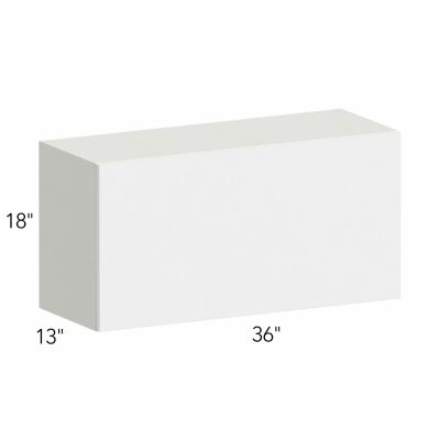 Ovela® Tuscany Blanco 36"W x 18"H x 13"D Wall Cabinet (W3618LU)