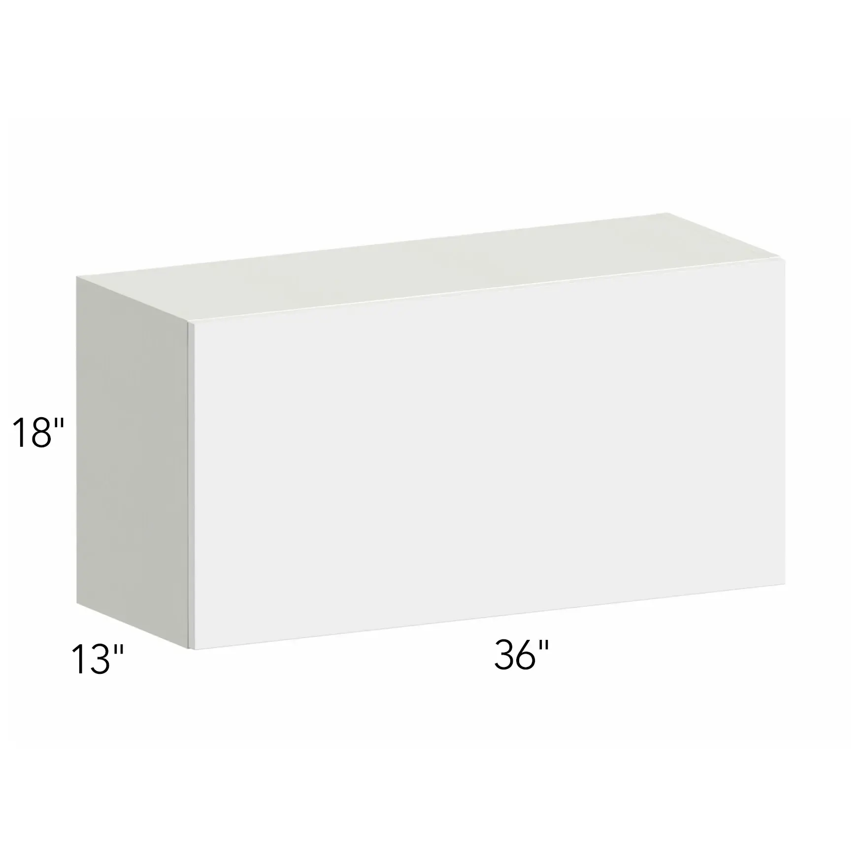 Ovela® Tuscany Blanco 36"W x 18"H x 13"D Wall Cabinet (W3618LU)
