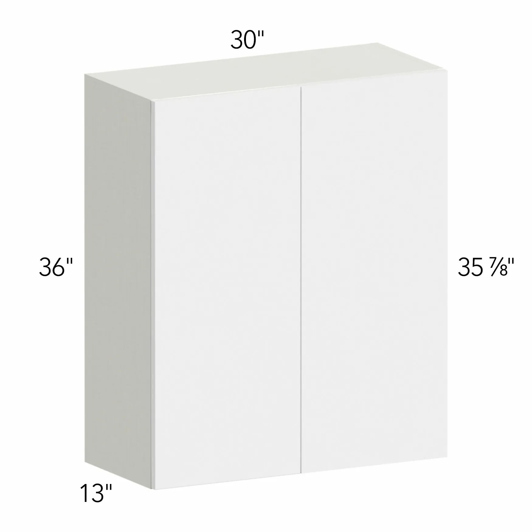 Ovela® Catalina Silk Flow 30"W x 36"H x 13"D Blind Corner Cabinet (WBC3036)