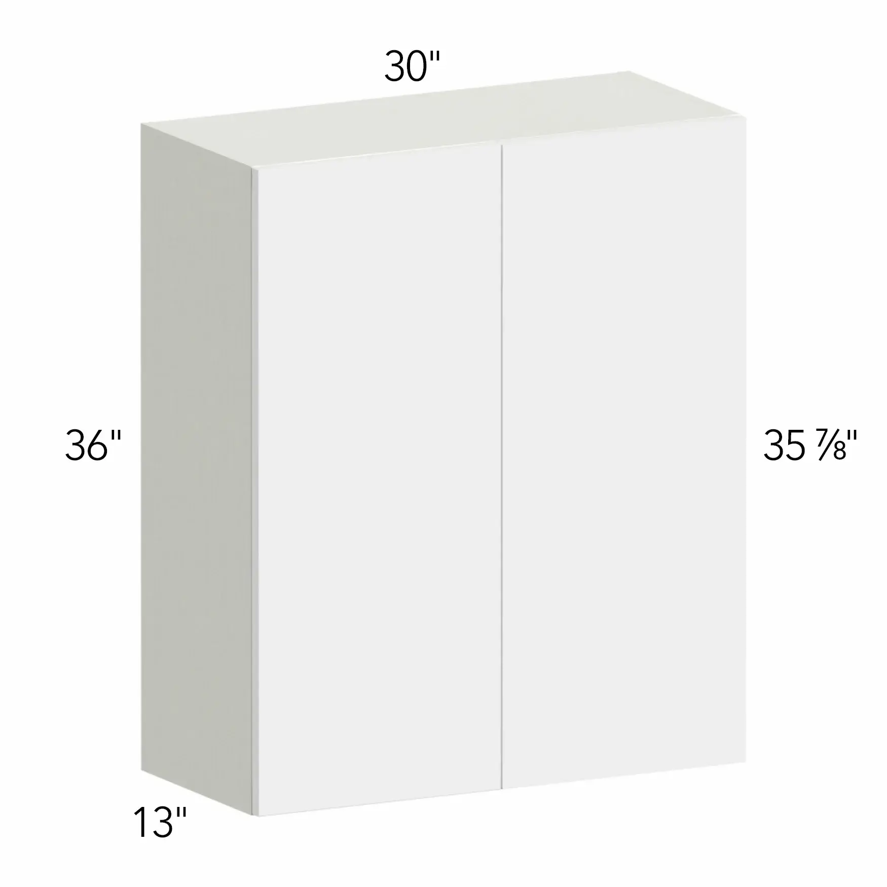 Ovela® Catalina Silk Flow 30"W x 36"H x 13"D Blind Corner Cabinet (WBC3036)