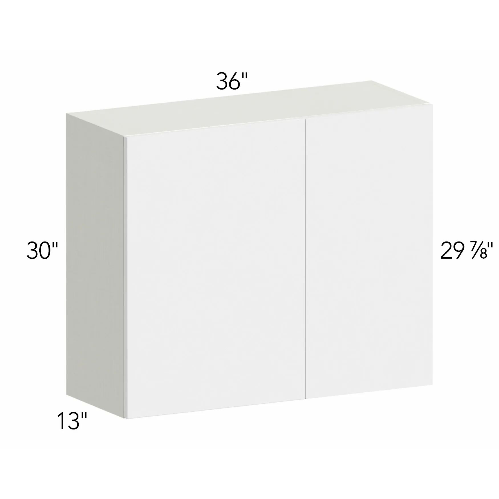 Ovela® Tuscany Ida 2 36"W x 30"H x 13"D Blind Corner Cabinet (WBC3630)