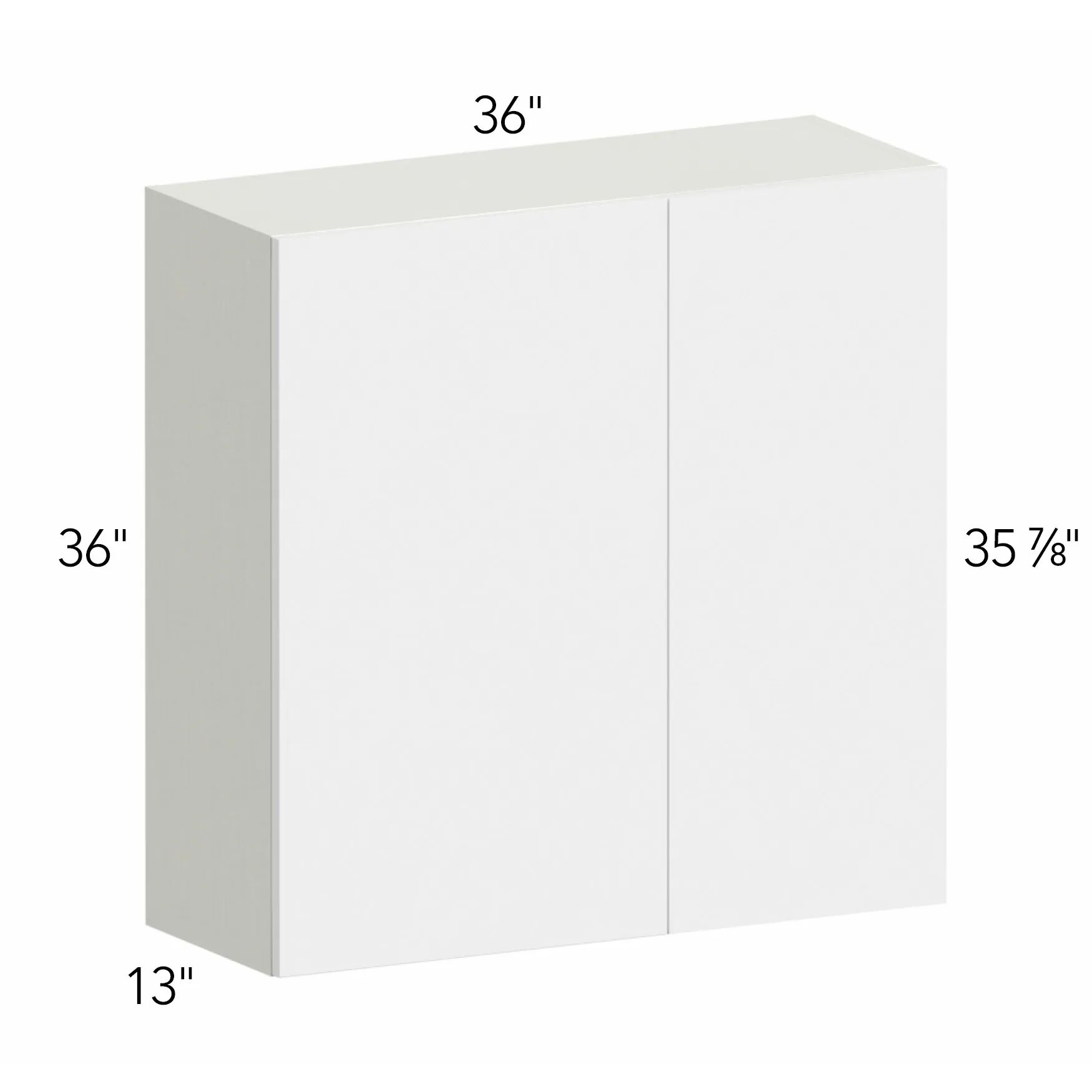 Ovela® Tuscany Ida 2 36"W x 36"H x 13"D Blind Corner Cabinet (WBC3636)