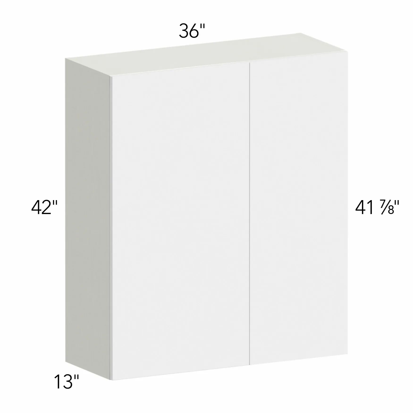 Ovela® Catalina Silk Flow 36"W x 42"H x 13"D Blind Corner Cabinet (WBC3642)