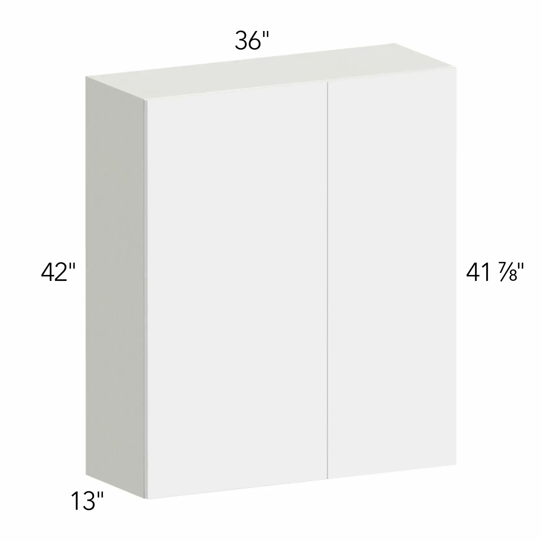 Ovela® Catalina Silk Flow 36"W x 42"H x 13"D Blind Corner Cabinet (WBC3642)