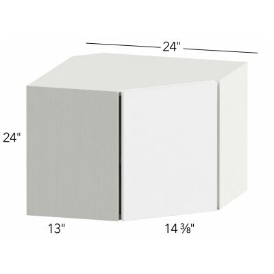 Ovela® Tuscany Antracita 24"W x 18"H x 24"D Diagonal Corner Wall Cabinet (WDC2418)
