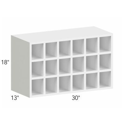 Ovela® Tuscany Antracita 30"W x 18"H x 13"D Wall Wine Rack (WR3018)