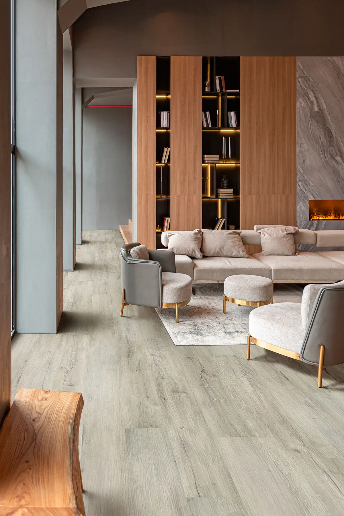 Kallum York Gray® Luxury Vinyl Planks