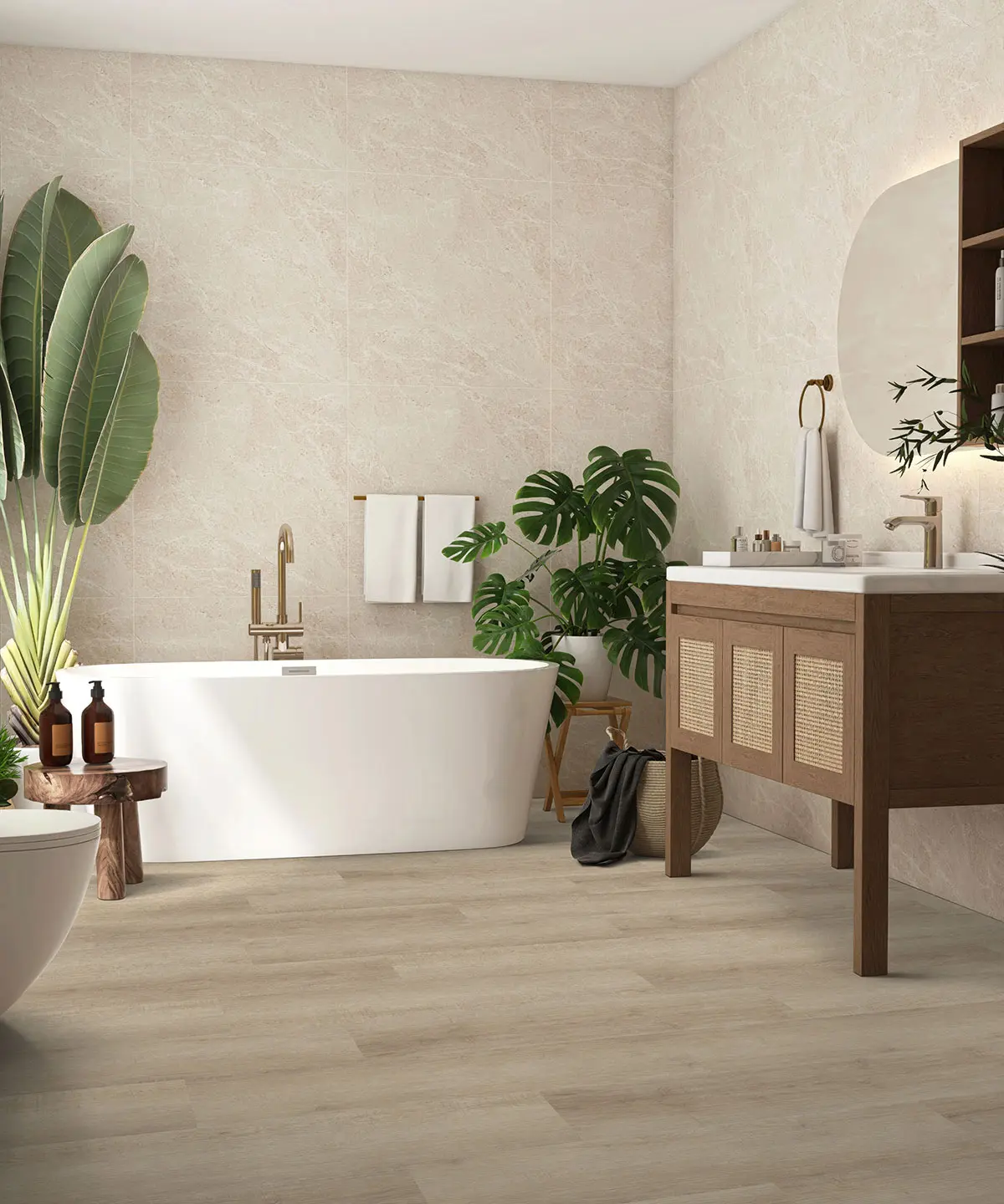 Laurel Saddle Wood Luxury Vinyl Planks