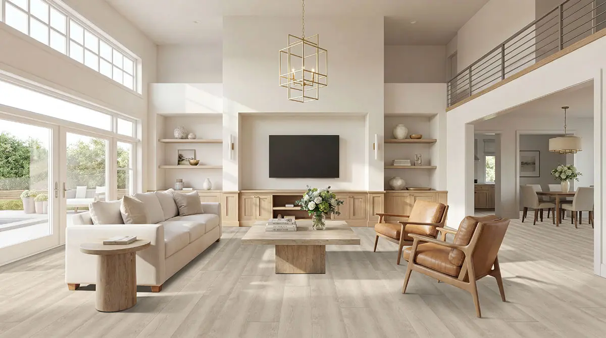 Shorecliffs™ Sunny Shake™ Hybrid Rigid Core Flooring