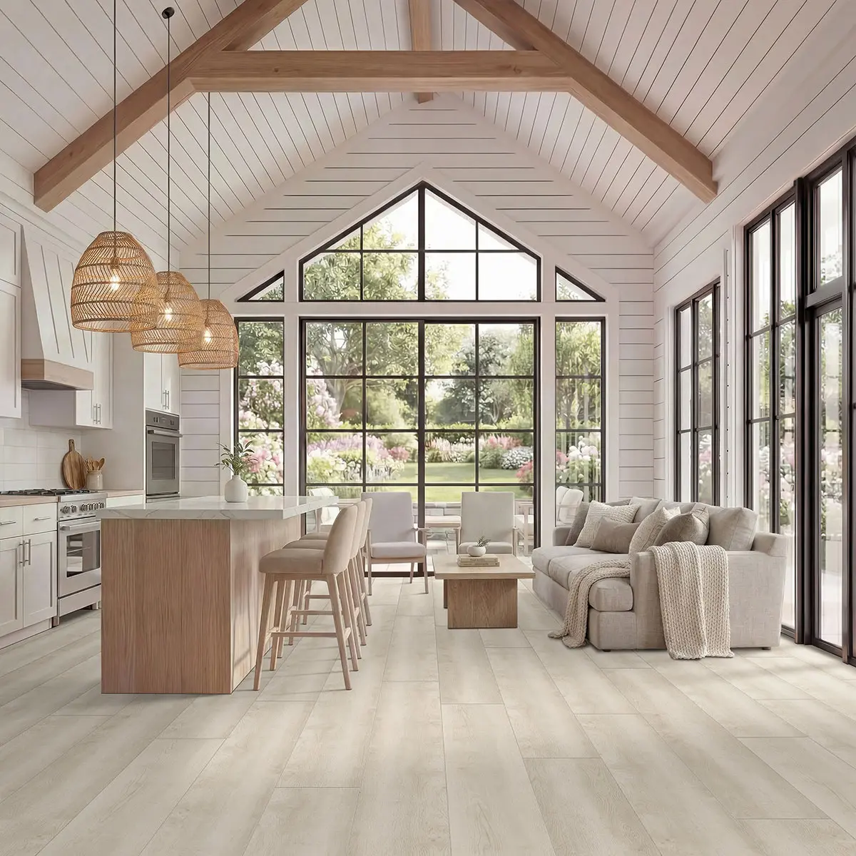 Shorecliffs™ Sunny Shake™ Hybrid Rigid Core Flooring
