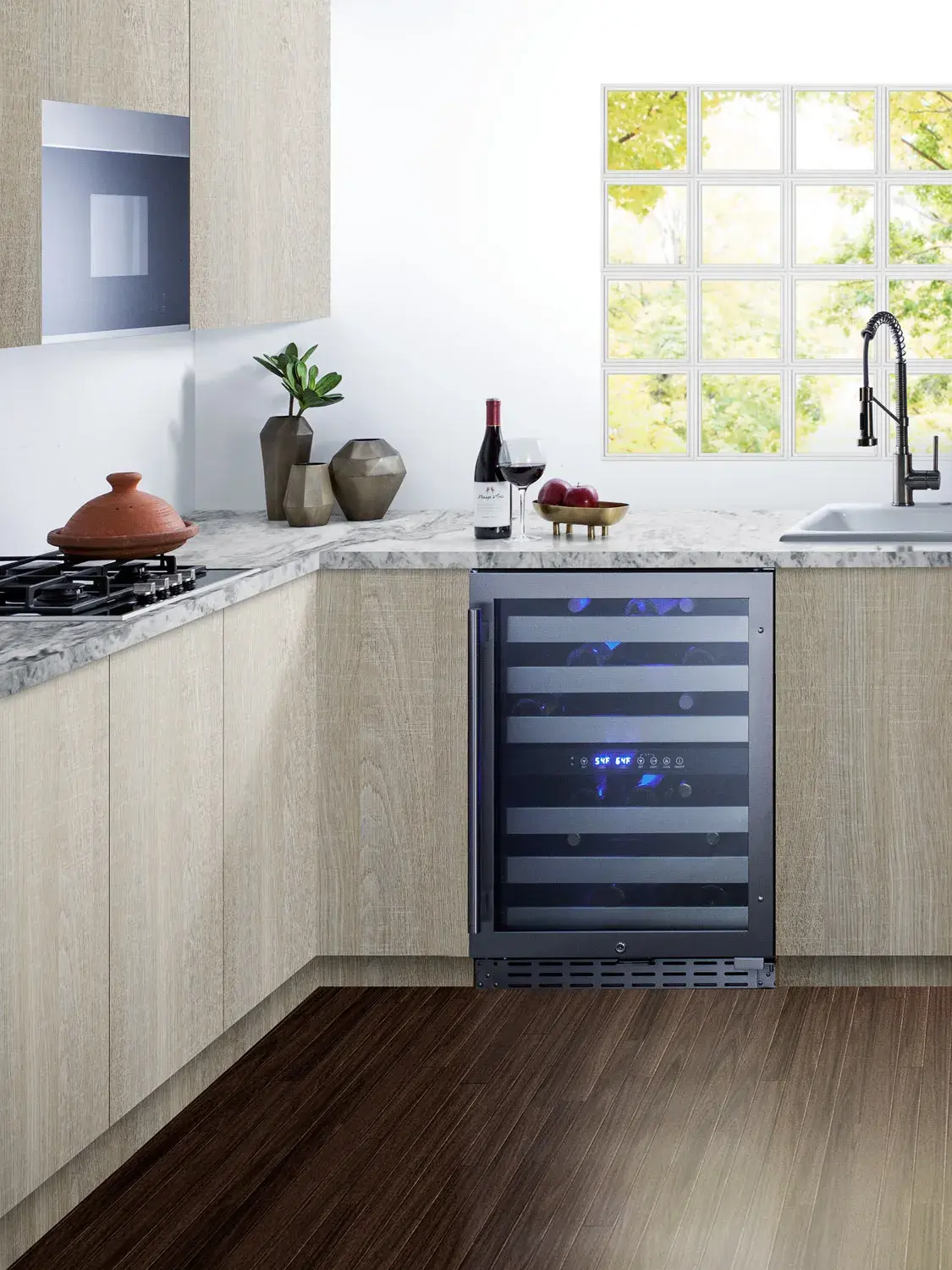 Summit ALWC532 24" Wide Built-In Wine Cellar, ADA Compliant