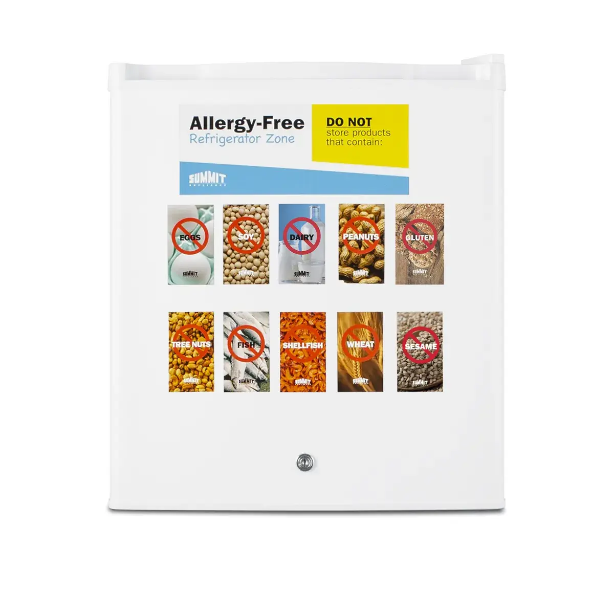 Summit AZAR27W Compact Allergy-Free All-Refrigerator