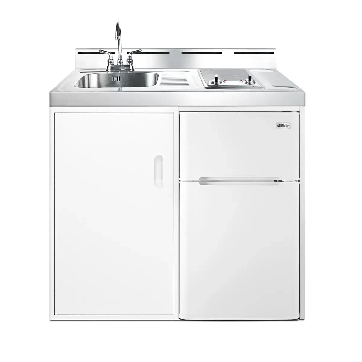 Summit C39ELGLASS 39" Wide All-In-One Kitchenette