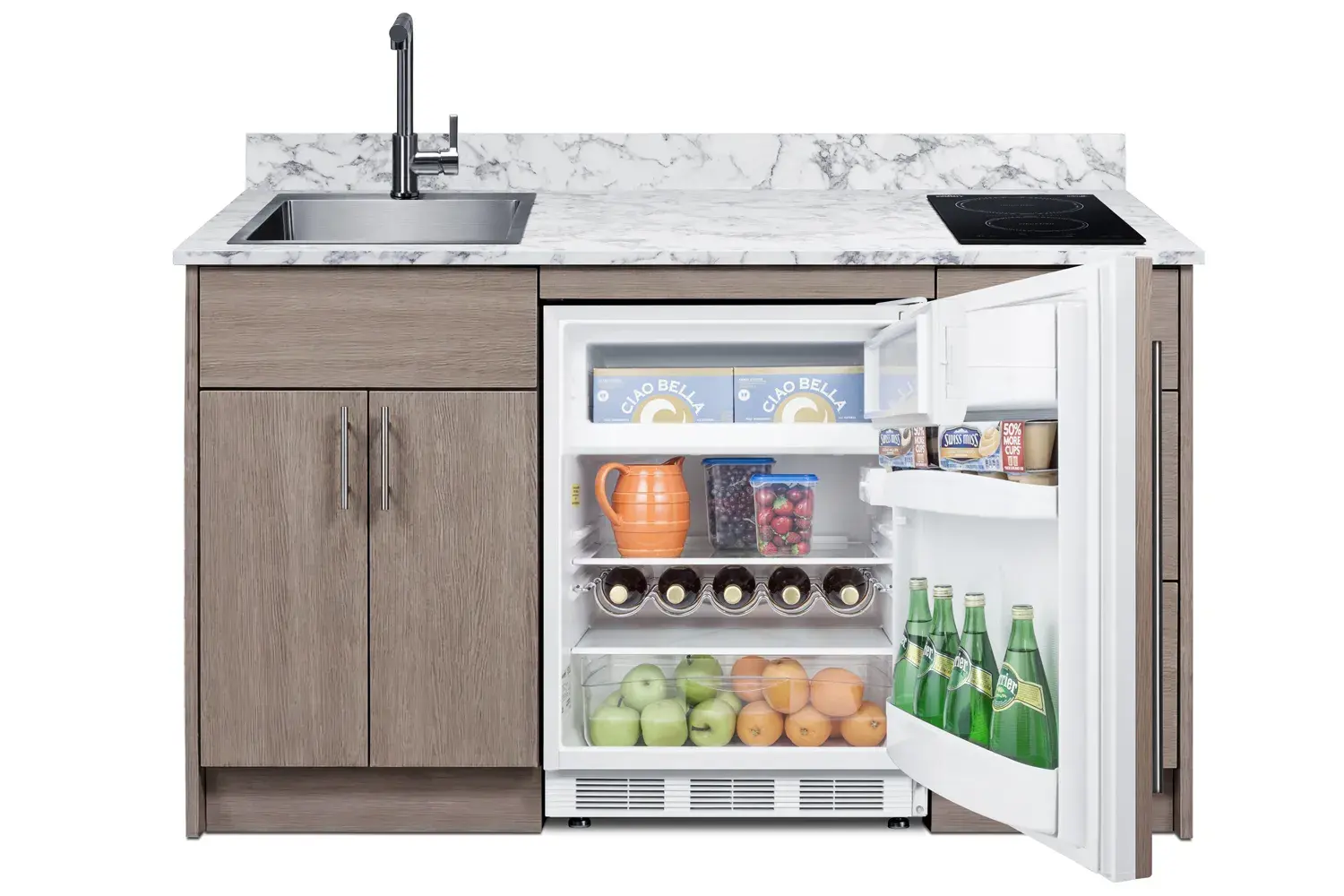Summit CALDERADB35ISINKL Turnkey Caldera Kitchen