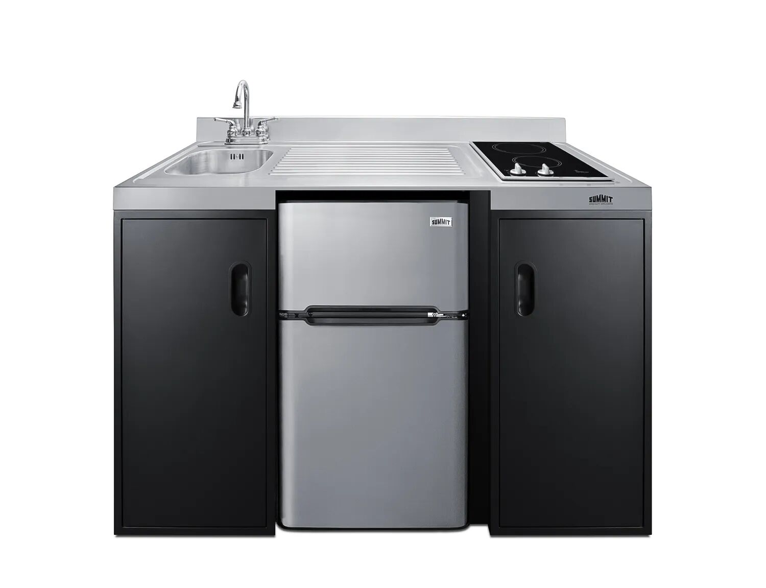 Summit CK55ADASINKL 54" Wide All-In-One Kitchenette, ADA Counter Height