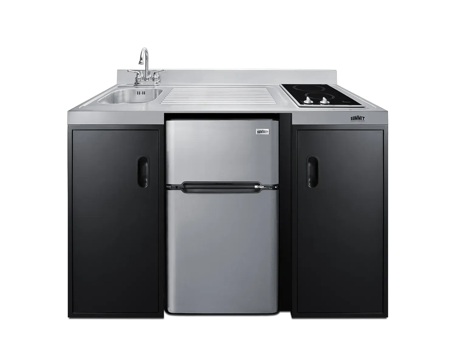Summit CK55ADASINKL 54" Wide All-In-One Kitchenette, ADA Counter Height