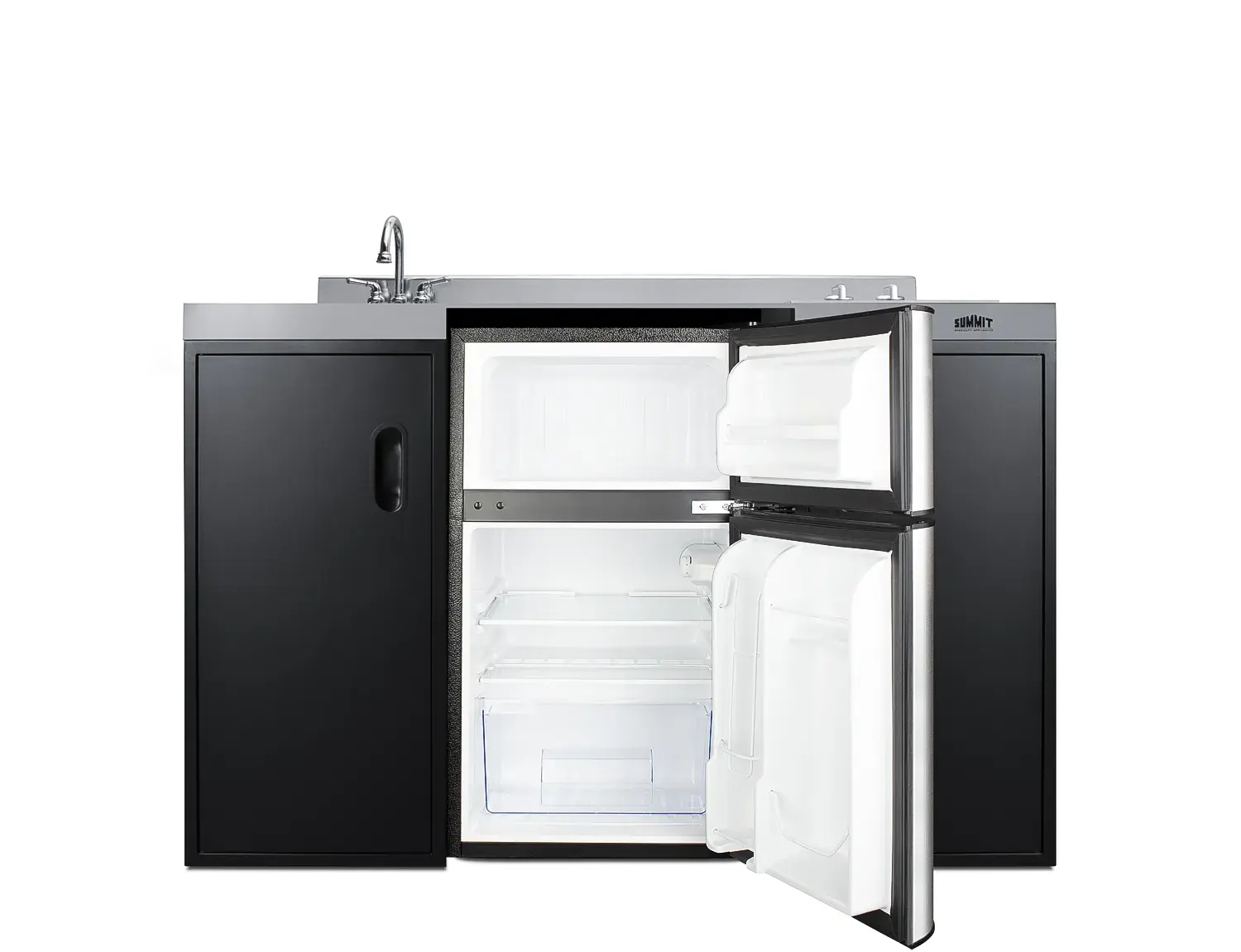 Summit CK55ADASINKL 54" Wide All-In-One Kitchenette, ADA Counter Height