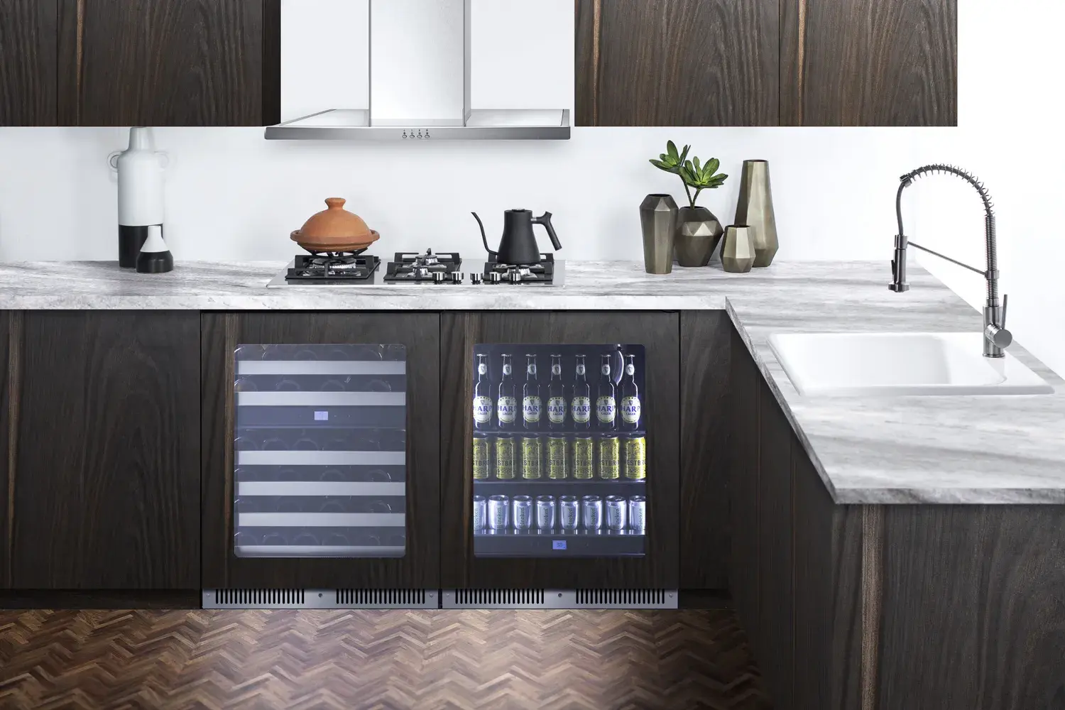 Summit CL24BV1PNR 24" Wide Built-In Beverage Center (Panel Not Included)