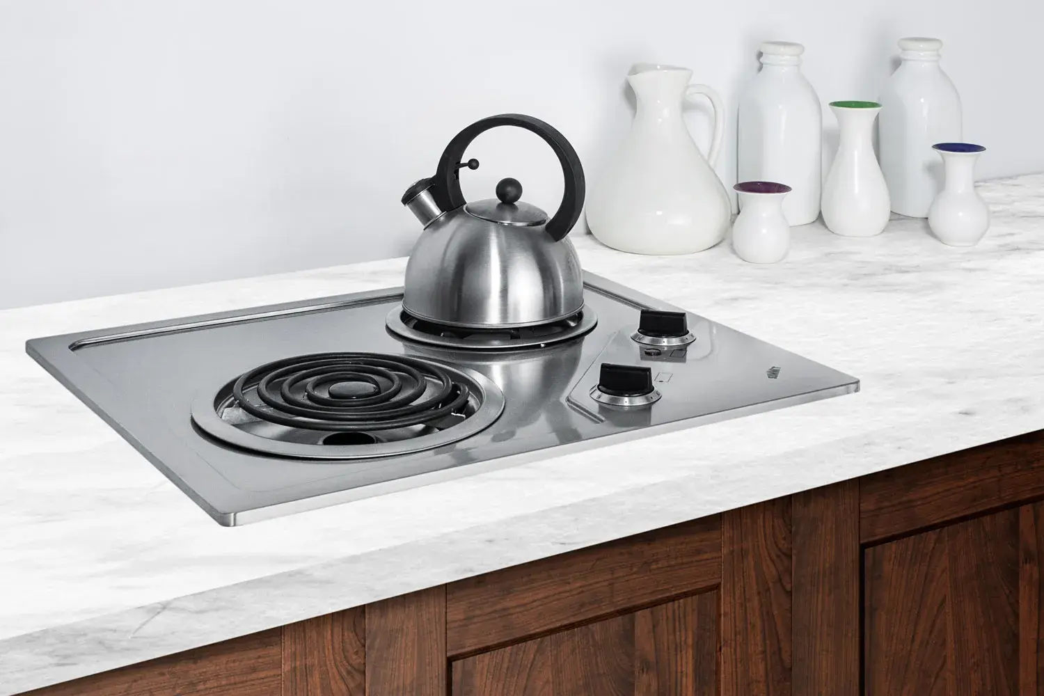 Summit CR2B122 21" Wide 115V 2-Burner Coil Cooktop