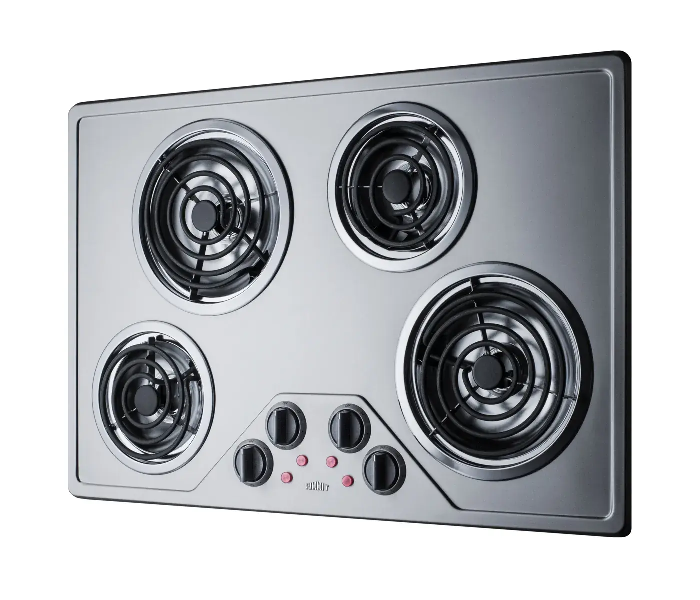 Summit CR431SS 30" Wide 230V 4-Burner Coil Cooktop