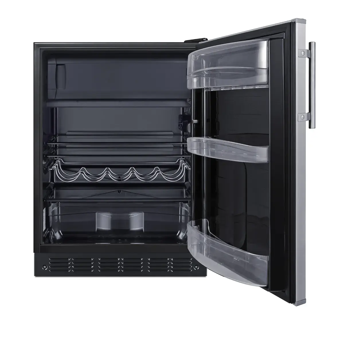 Summit CT66BK2SSADA 24" Wide Refrigerator-Freezer, ADA Compliant