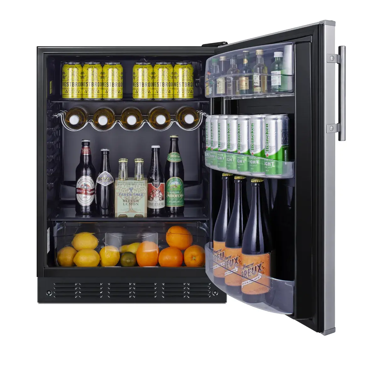Summit FF6BK2SS 24" Wide All-Refrigerator
