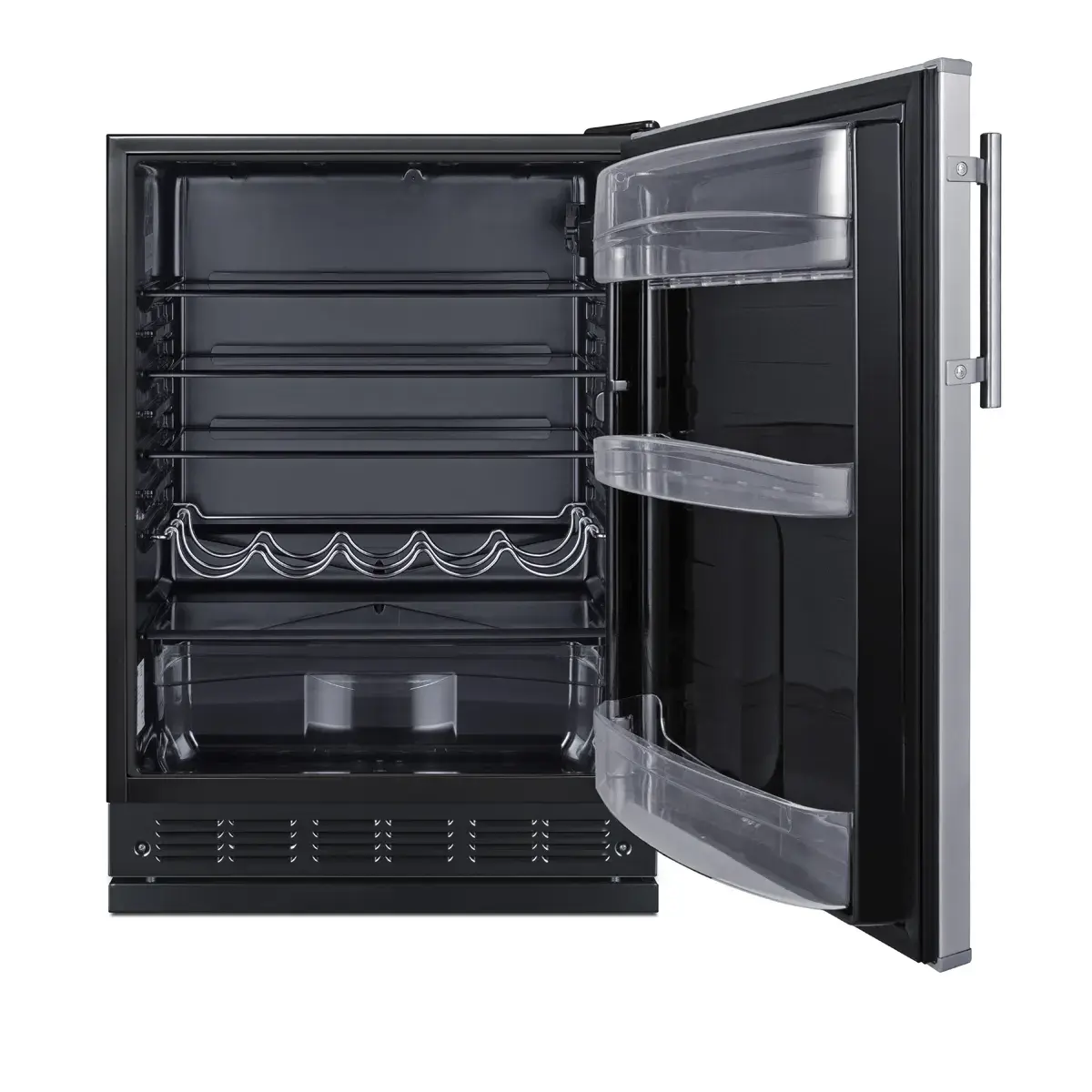 Summit FF6BK2SSRS 24" Wide All-Refrigerator