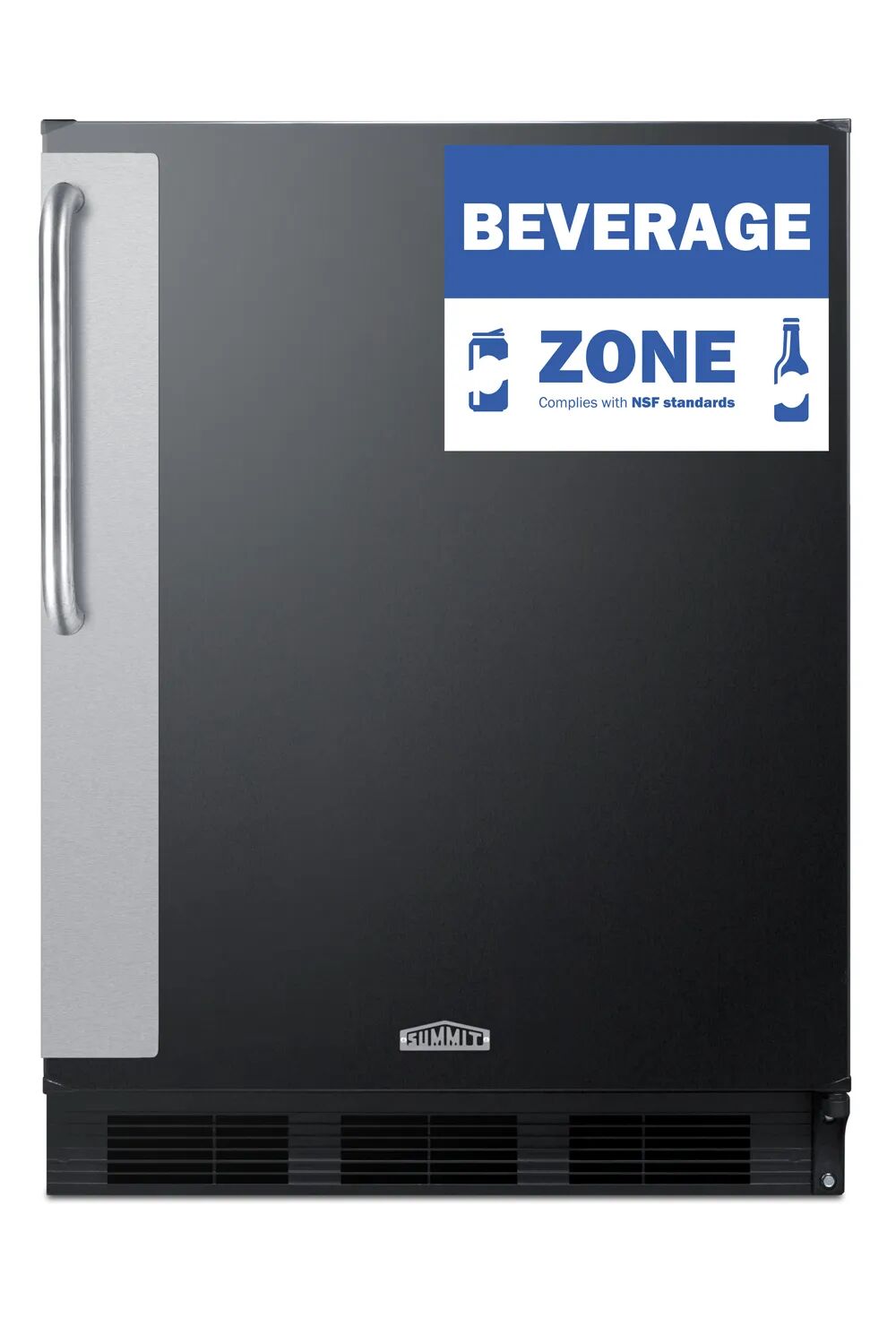Summit FF6BK7BZADA 24" Wide All-Refrigerator, ADA Height