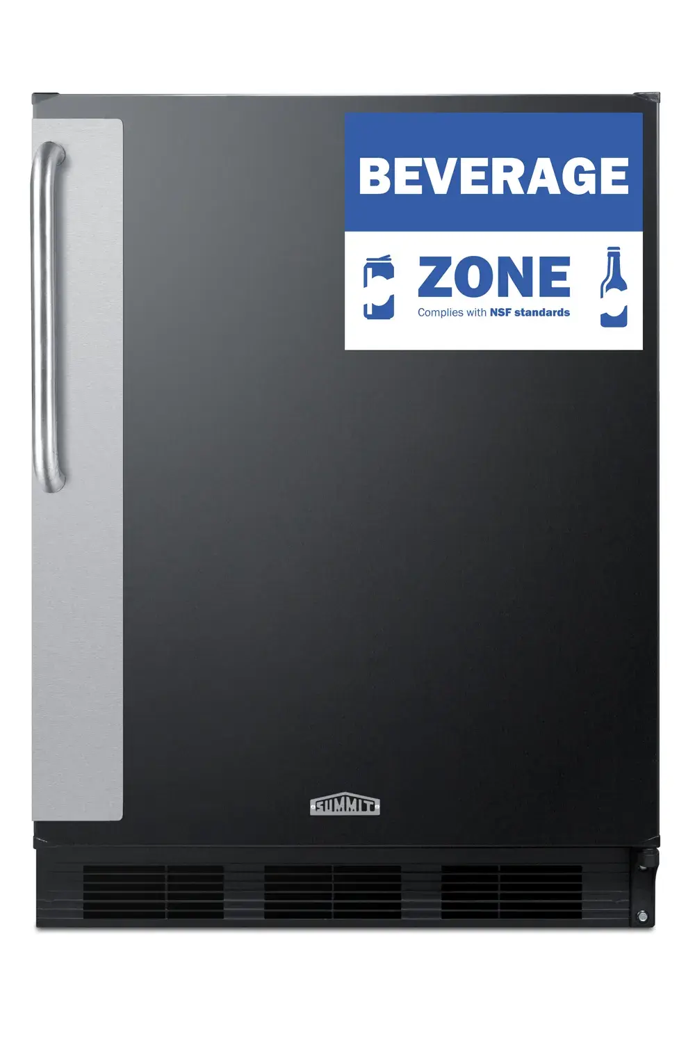 Summit FF6BK7BZADA 24" Wide All-Refrigerator, ADA Height