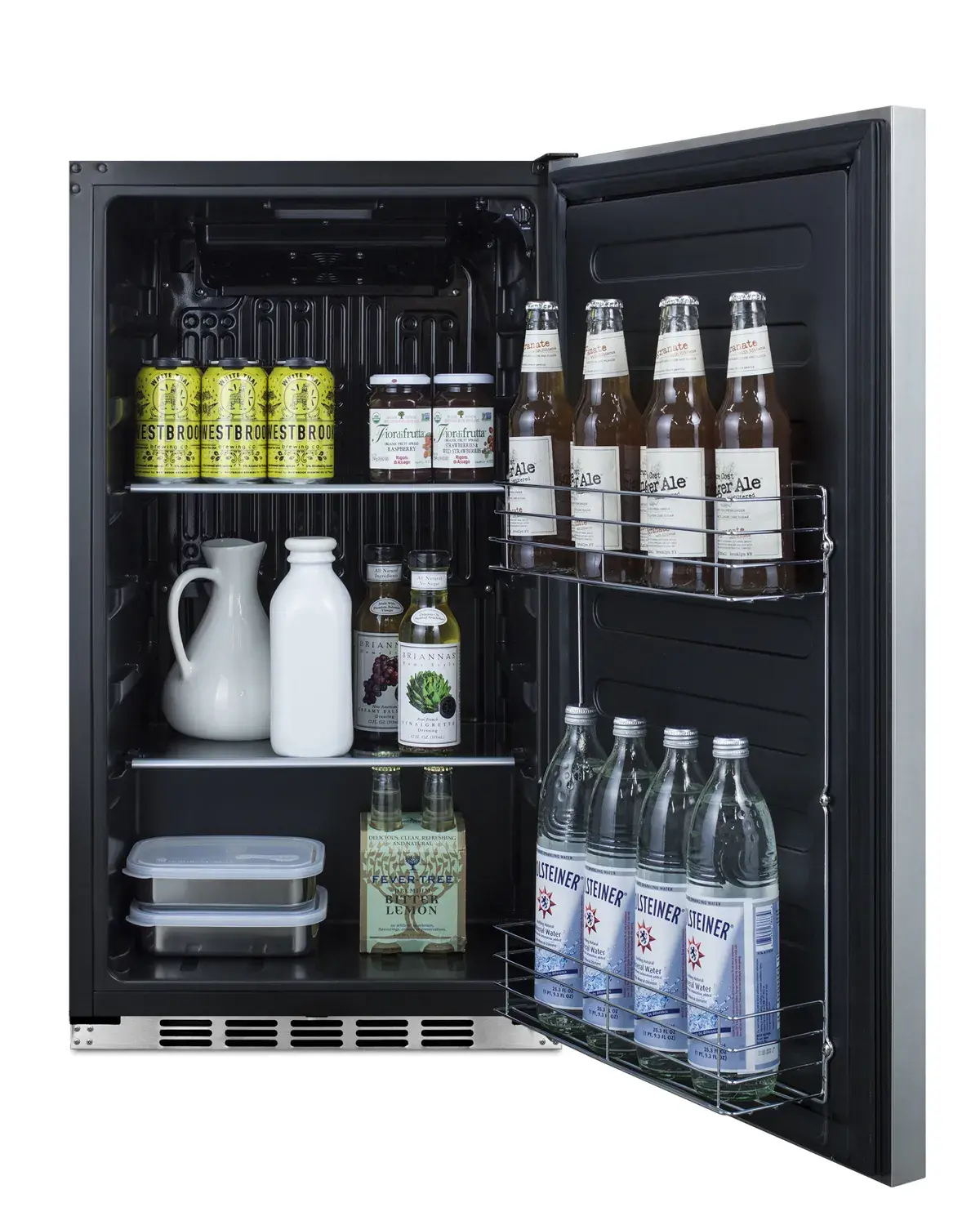 Summit FF195H34CSS Shallow Depth Built-In All-Refrigerator
