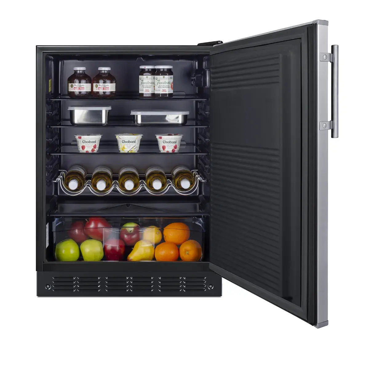 Summit FF708BLSSADA 24" Wide All-Refrigerator, ADA Compliant