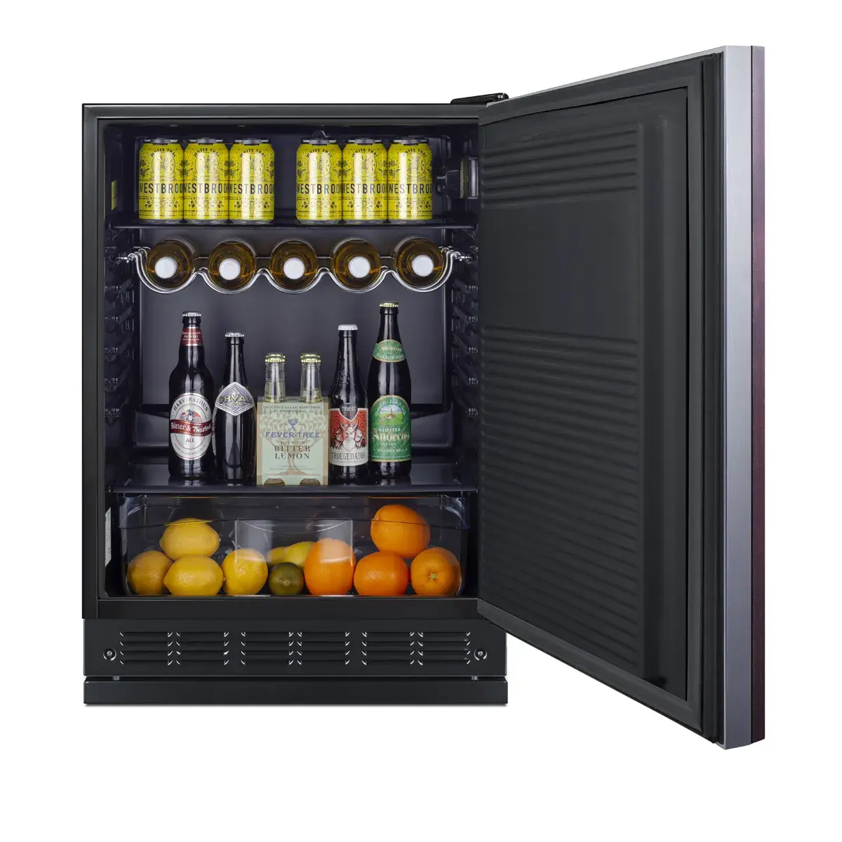Summit SBC7BRSIF 24" Wide Beer Kegerator (Panel Not Included)