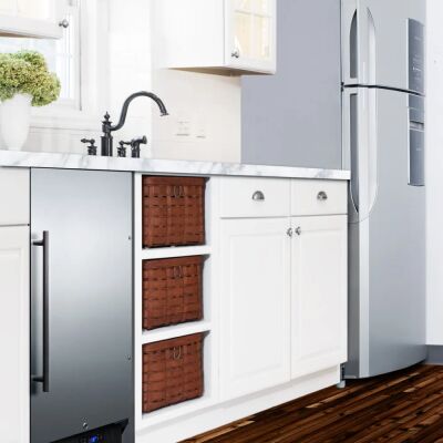Summit FF1843BSSADA 18" Wide Built-In All-Refrigerator, ADA Compliant