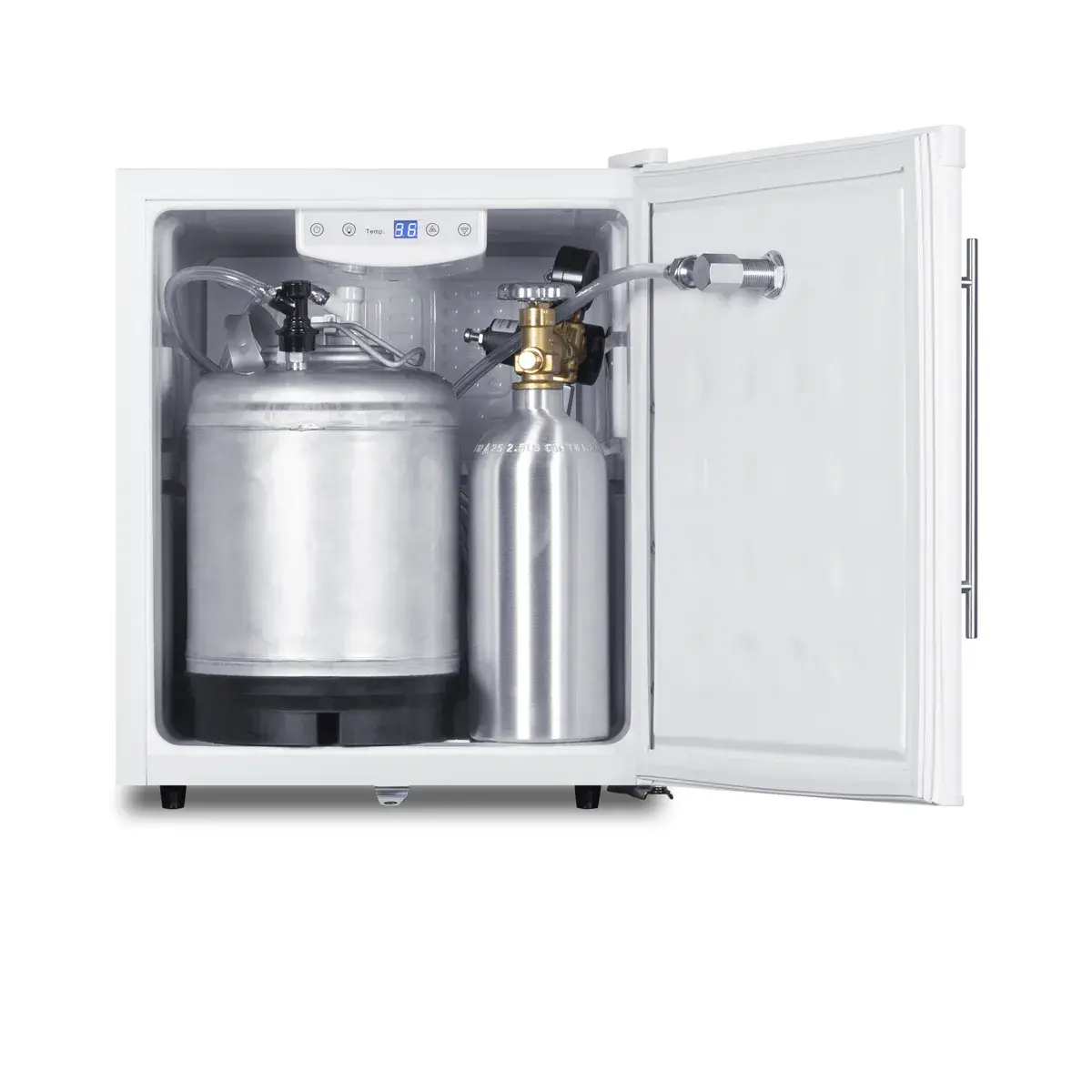 Summit FFAR25L7FRTPC 17" Wide Tabletop Front Tap Coffee Kegerator