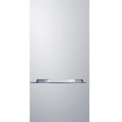 Summit FFBF151WIM 28" Wide Bottom Mount Refrigerator-Freezer with Icemaker