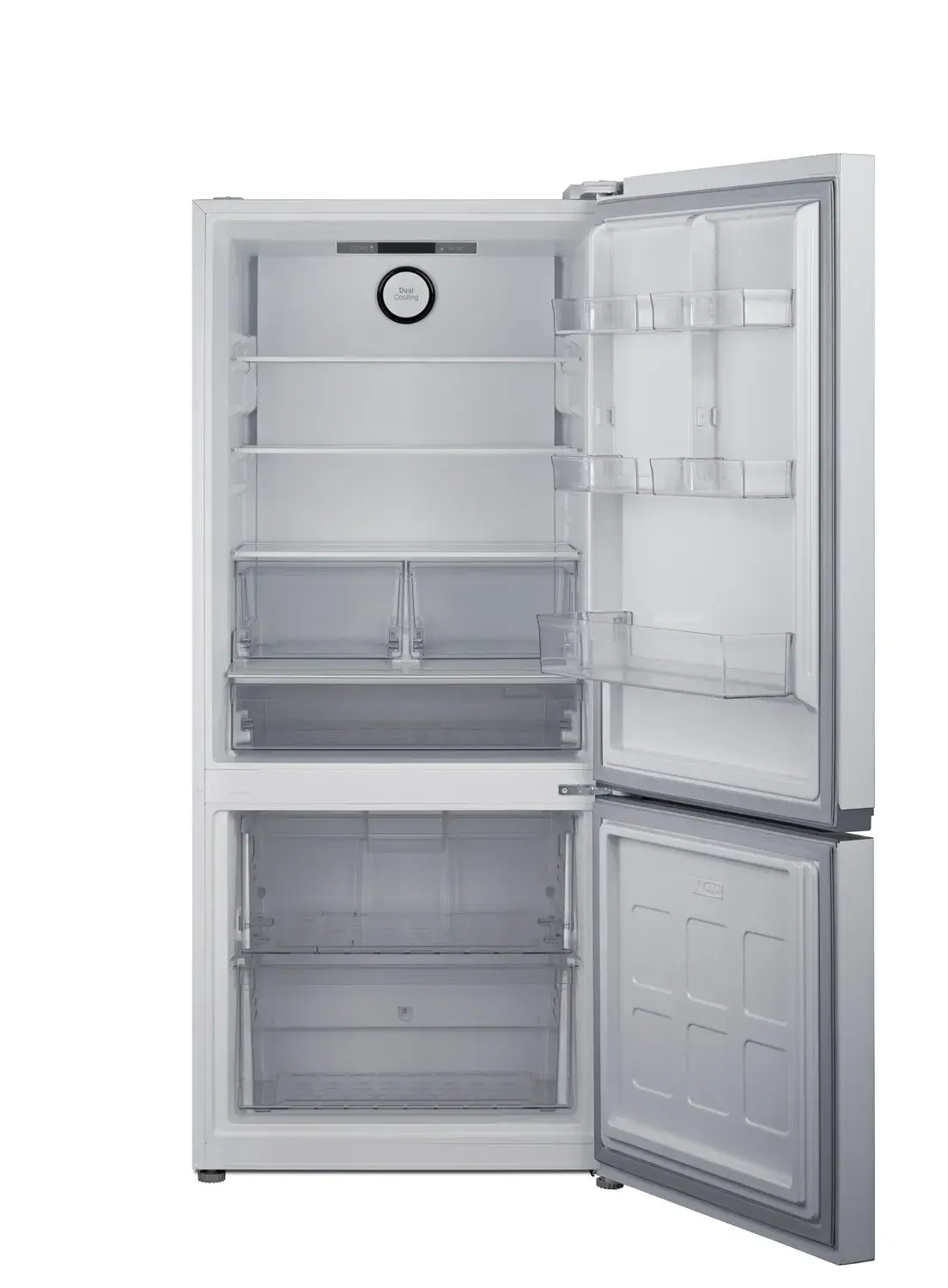 Summit FFBF172W 30" Wide Bottom-Mount Refrigerator-Freezer, Counter Depth