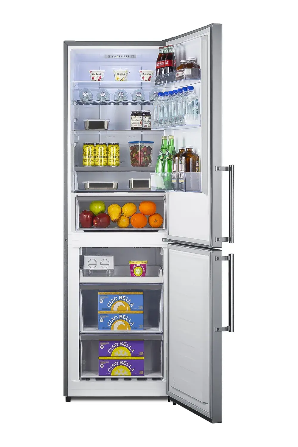 Summit FFBF235PL 24" Wide Bottom Freezer Refrigerator