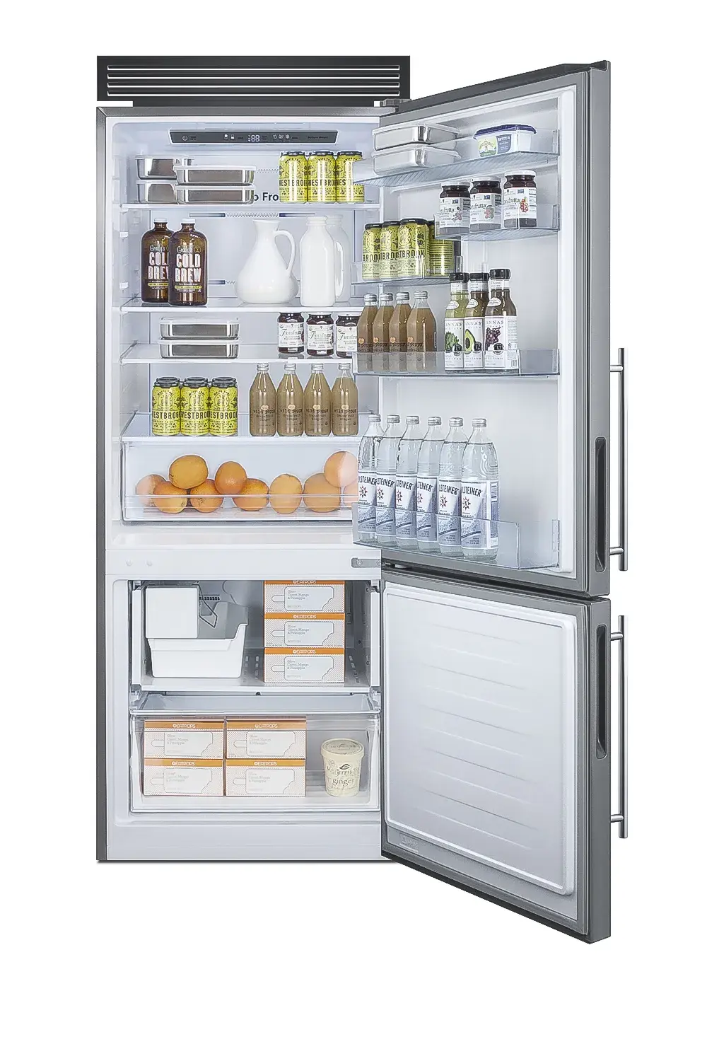 Summit FFBF279SSXIMH72 28" Wide Bottom Freezer Refrigerator