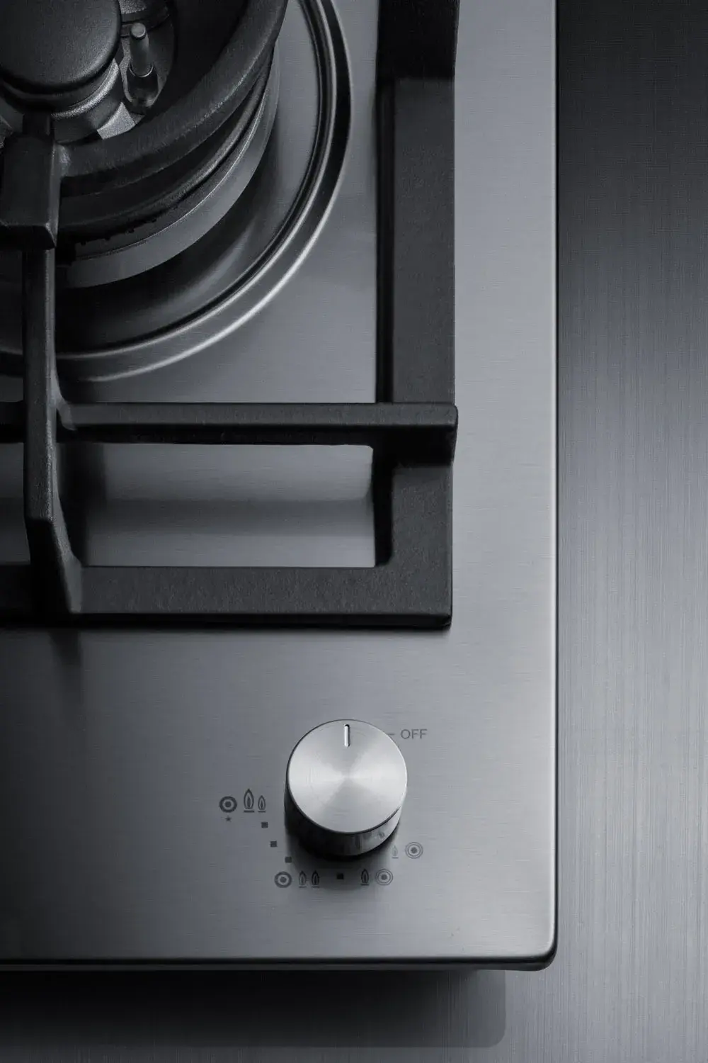 Summit GCJ1SS 12" Wide 1-Burner Gas Cooktop