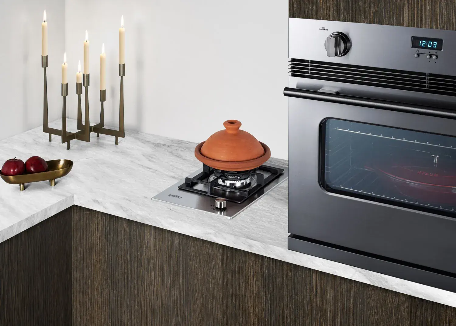 Summit GCJ1SS 12" Wide 1-Burner Gas Cooktop